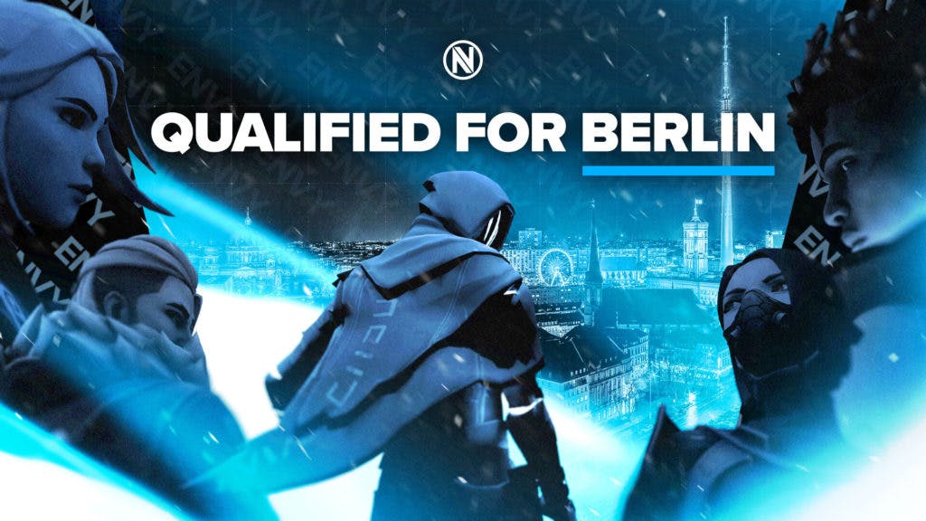 Envy's graphic celebrating their win over XSET and qualification to Masters Berlin. <a href="https://twitter.com/Envy/status/1426347441180250112">Image credit:</a> Envy.