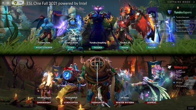 Game 2 Draft. Image Credit: <a href="https://twitter.com/TundraEsports_/status/1431653253012393988" target="_blank" rel="noreferrer noopener nofollow">Tundra Esports Twitter</a>.