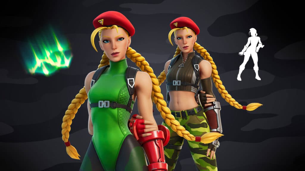 <em>Cammy’s Outfit in Fortnite. Image Credit: Epic Games.</em>