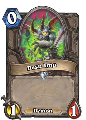 Desk Imp - Hearthstone Card