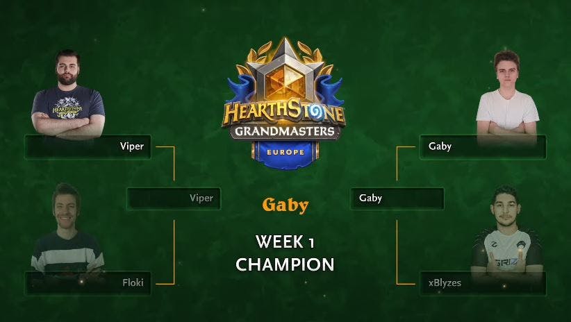 Hearthstone Grandmasters Top 4 for the European region - Image by Blizzard