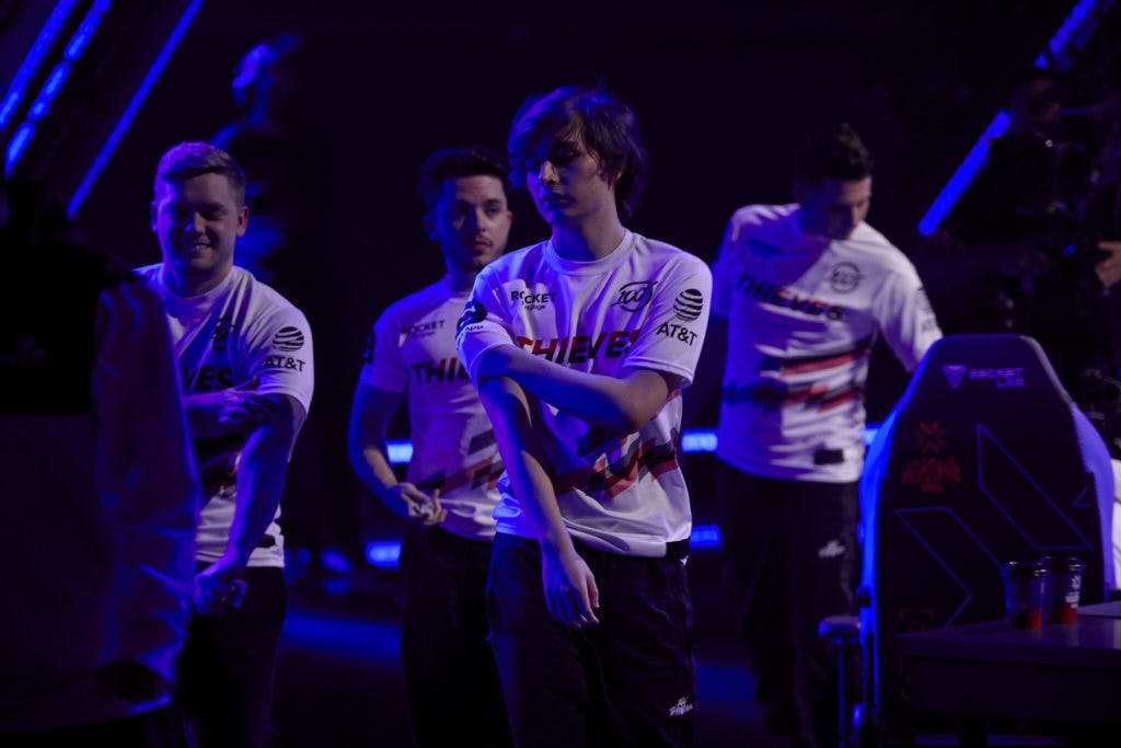 Despite making the semifinals of Masters Berlin, 100 Thieves have made roster changes. Image credit: Lance Skundrich/Riot Games.
