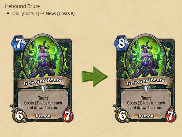 Irebound Brute nerf.