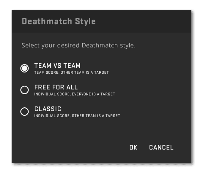 3 Deathmatch modes in CS: GO.