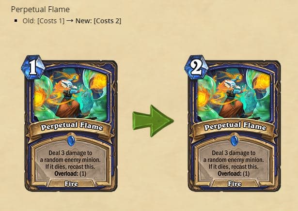 Perpetual Flame nerf