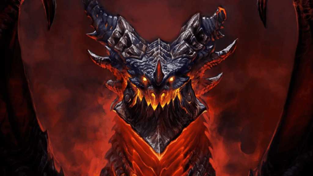 Deathwing as a dragon. Image via Blizzard Entertainment.