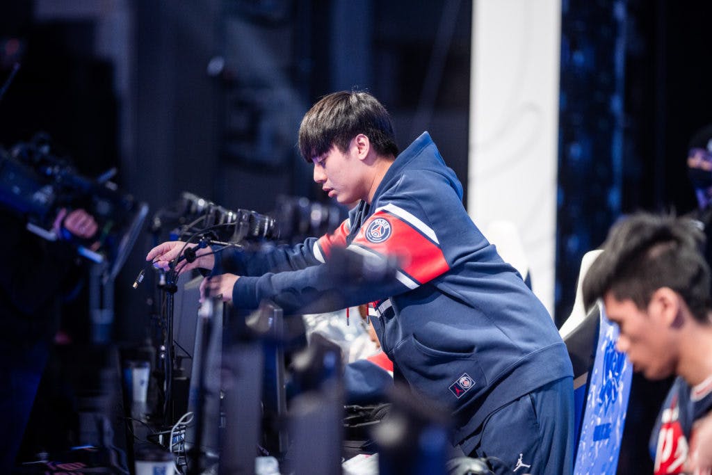 REYKJAVIK, ICELAND - OCTOBER 12: PSG Talon's Huang "Maple” Yi-Tang competes at the League of Legends World Championship Groups Stage on October 12, 2021 in Reykjavik, Iceland. (Photo by Michal Konkol/Riot Games)