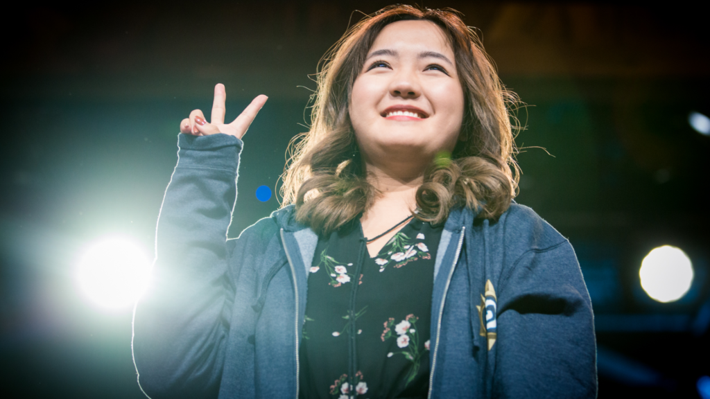 Liooon at the 2019 Hearthstone Grandmasters Global Finals. Image via Blizzard Entertainment.