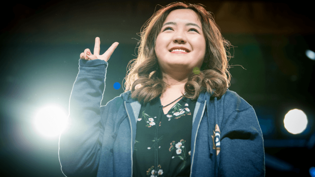 Liooon at the 2019 Hearthstone Grandmasters Global Finals. Image via Blizzard Entertainment.