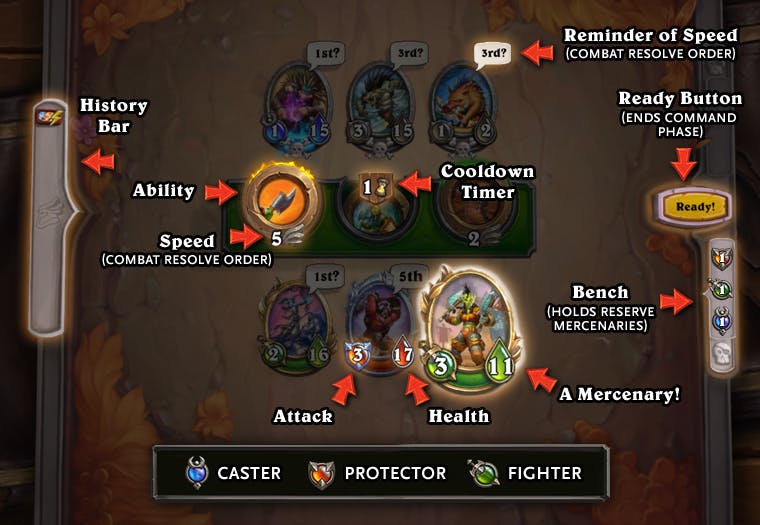How to fight in Hearthstone Mercenaries - by Blizzard