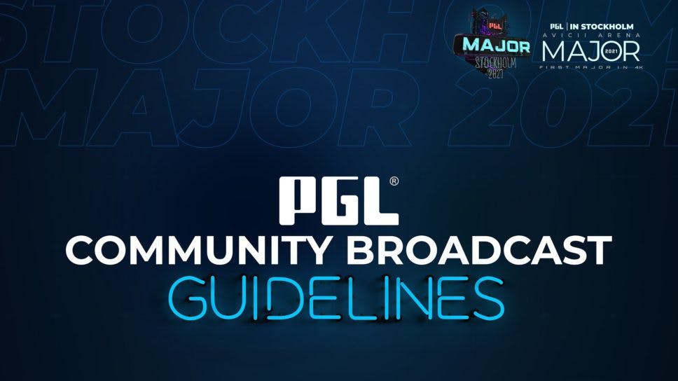 PGL veröffentlicht Stockholm Major Community Broadcast Richtlinien cover image