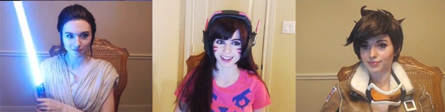Amouranth's early streams in 2016 focused around Overwatch and cosplay streams