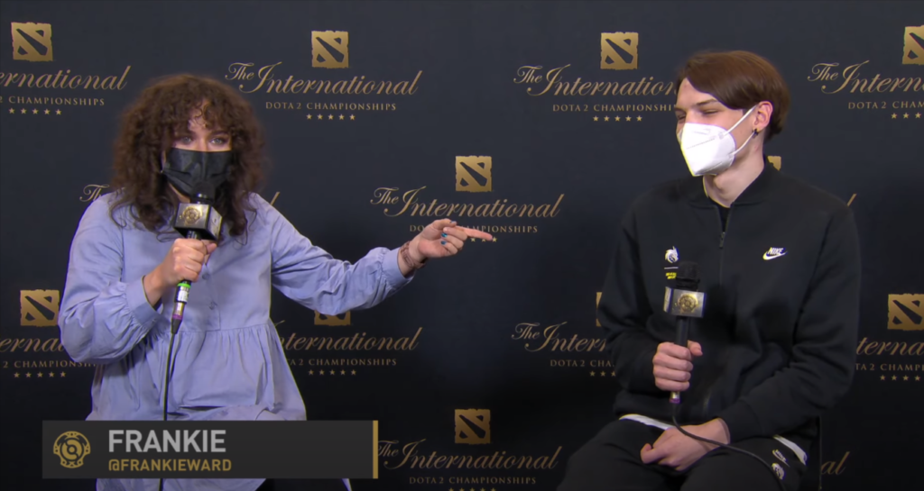 Frankie was one of the hosts at TI10.
