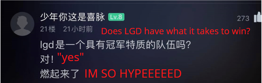 Top comment on CN forum