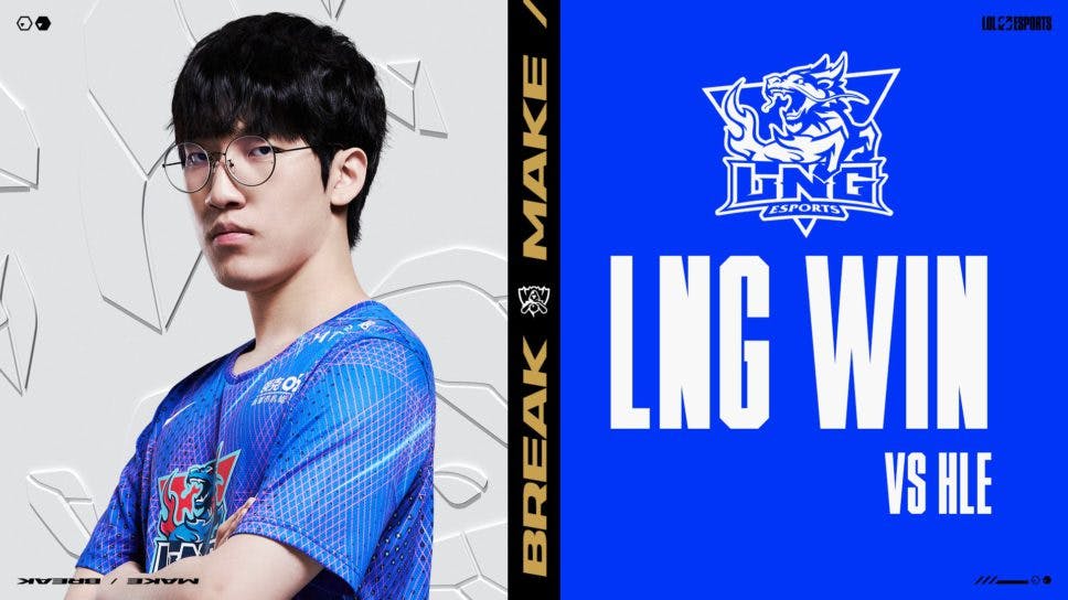 LNG Esports takes down Hanwha Life to kickstart Worlds 2021 cover image