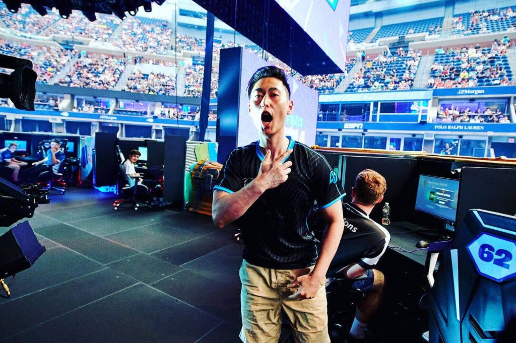 Psalm at the Fortnite World Cup. Image via Psalm/Epic Games.