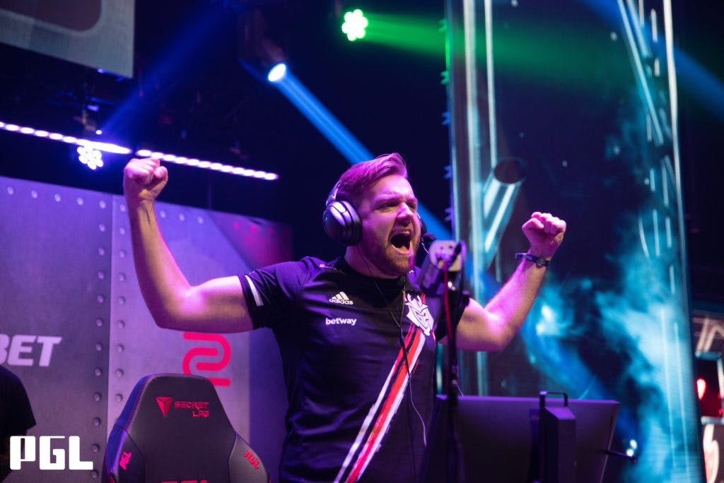 LAN events affect players differently and NiKo seems to relish each moment.  Image Credit: PGL.