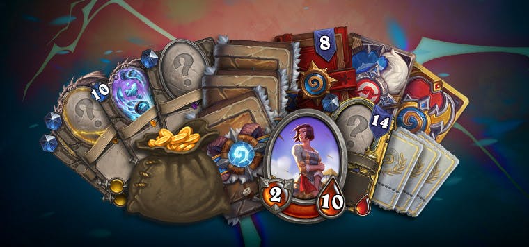 Rewards from Hearthstone's Alterac Valley's track