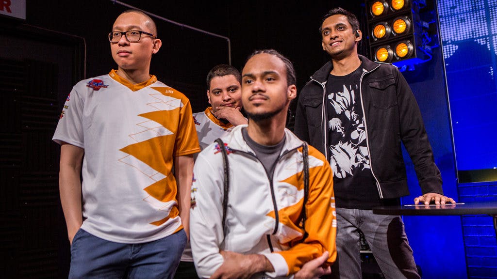 iDom as part of 'Team Storm' in the Street Fighter League. <em>Photo via Street Fighter League. </em>