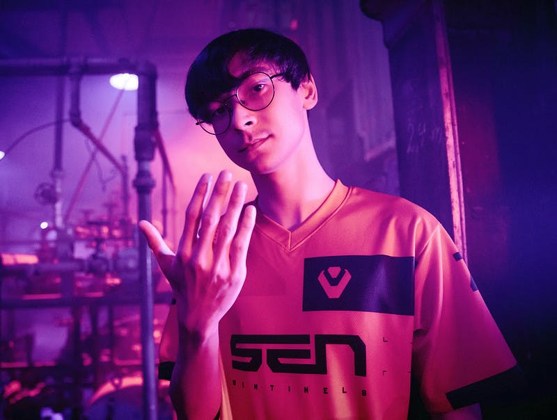 REYKJAVIK, ICELAND - MAY 22: Sentinels' Tyson "TenZ" Ngo poses at the VALORANT Champions Tour 2021: Stage 2 Masters Features Day on May 22, 2021 in Reykjavik, Iceland. (Photo by Colin Young-Wolff/Riot Games)