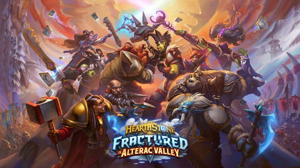 Fractured in Alterac Valley key art from Hearthstone's latest expansion. Image via Blizzard Entertainment.