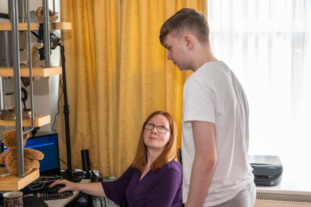 Anne and benjyfishy<br>(Credit: Emily Mudie Photography)