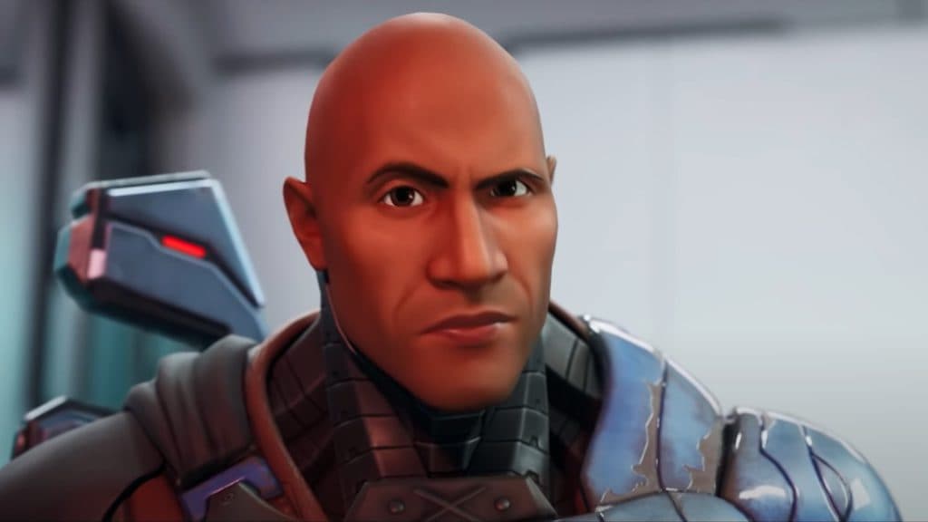 Dwayne Johnson as "The Foundation" in Fortnite