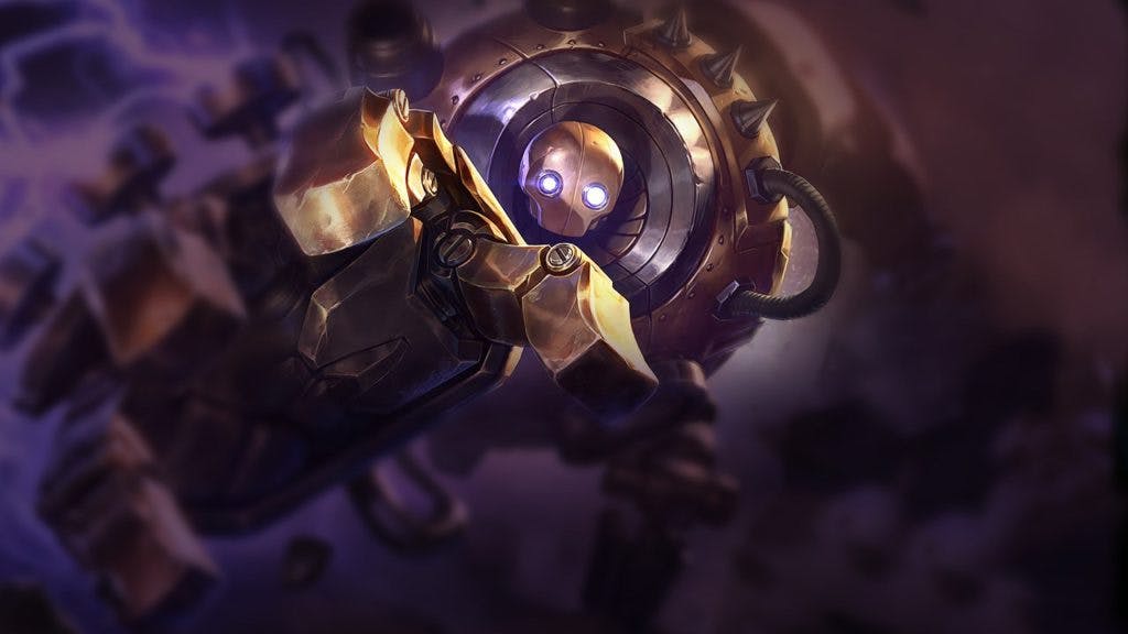 Blitzcrank can be a huge threat to carries you want to protect. Photo via Riot Games.