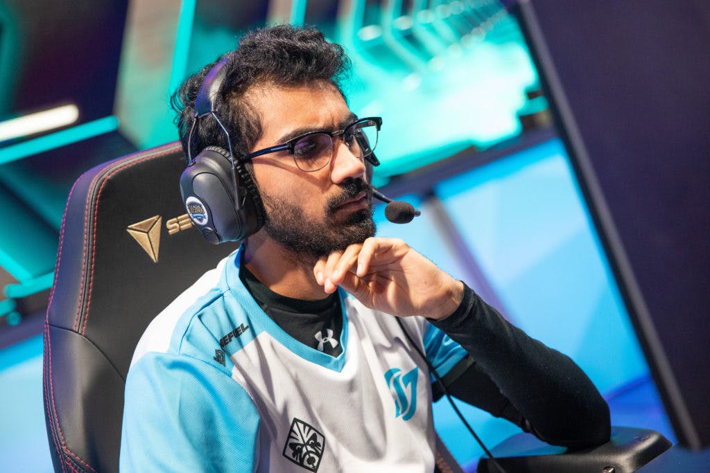 2019 <a href="https://esports.gg/news/league-of-legends/flyquest-aphromoo-winrate/">Spring Split was the last</a> time Darshan was a starter in the LCS. (RIOT GAMES/Tina Jo)