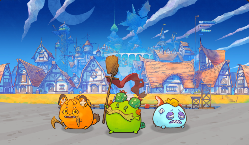 P2E games such as Axie Infinity are facing an uphill battle in South Korea. Screengrab via <a href="https://axieinfinity.com/">Axie Infinity</a>.