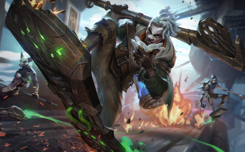 Ekko is a champion that is featured in Arcane, Riot Game's hit Netflix Series. Photo via Riot Games.