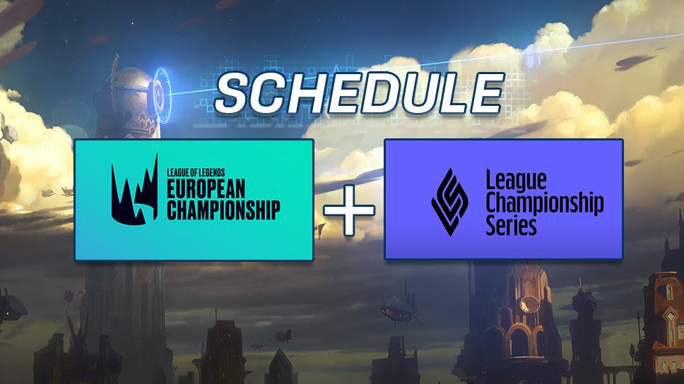 The schedules for LEC spring Split and LCS Lock in are here! On January 14th the action begins cover image