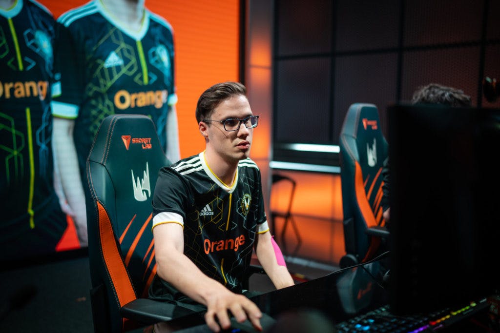 Crownshot playing for Team Vitality in Summer 2021. (RIOT GAMES/Michal Konkol)