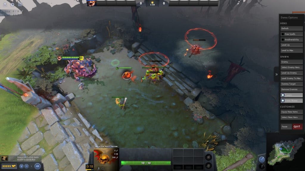Wraith Pact's totem can slow down even the strongest enemy engages (Screenshot by Esports)