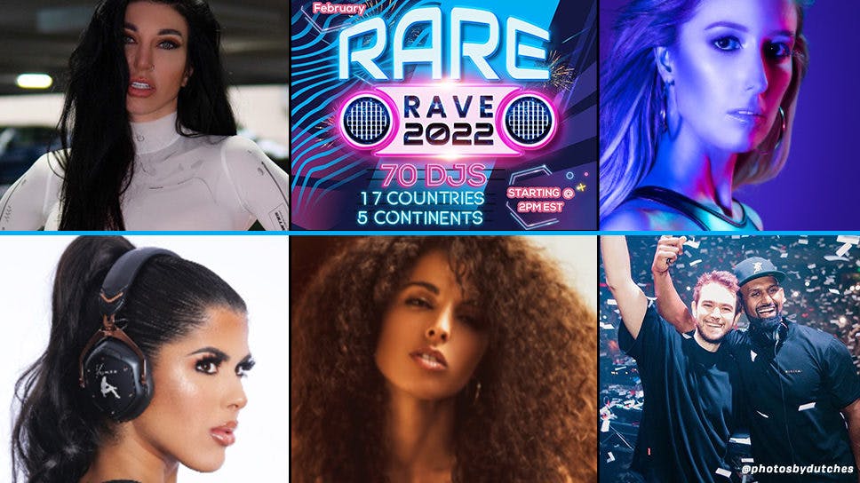 Cure Rare Disease realizará Rare Rave, uma stream épica e beneficente de música com 72 horas de duração na Twitch neste fim de semana cover image
