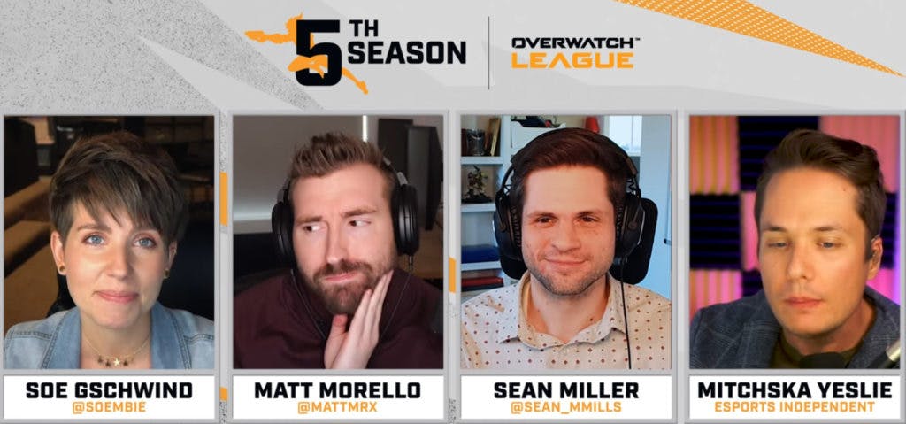 I have questions. Photo via Overwatch League YouTube Channel.