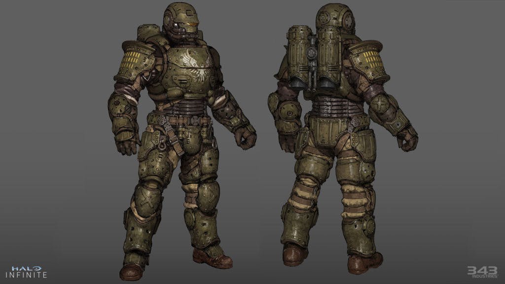 Concept art for the new free Fracture Armor coming in Season 2