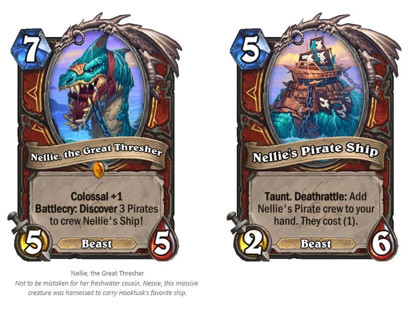 Nellie, the Great Thresher and its Pirate Ship, Warrior's new Colossal minion