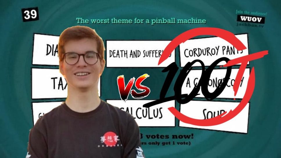 Risky 100T Quiplash YouTube video taken down after Froste complains cover image