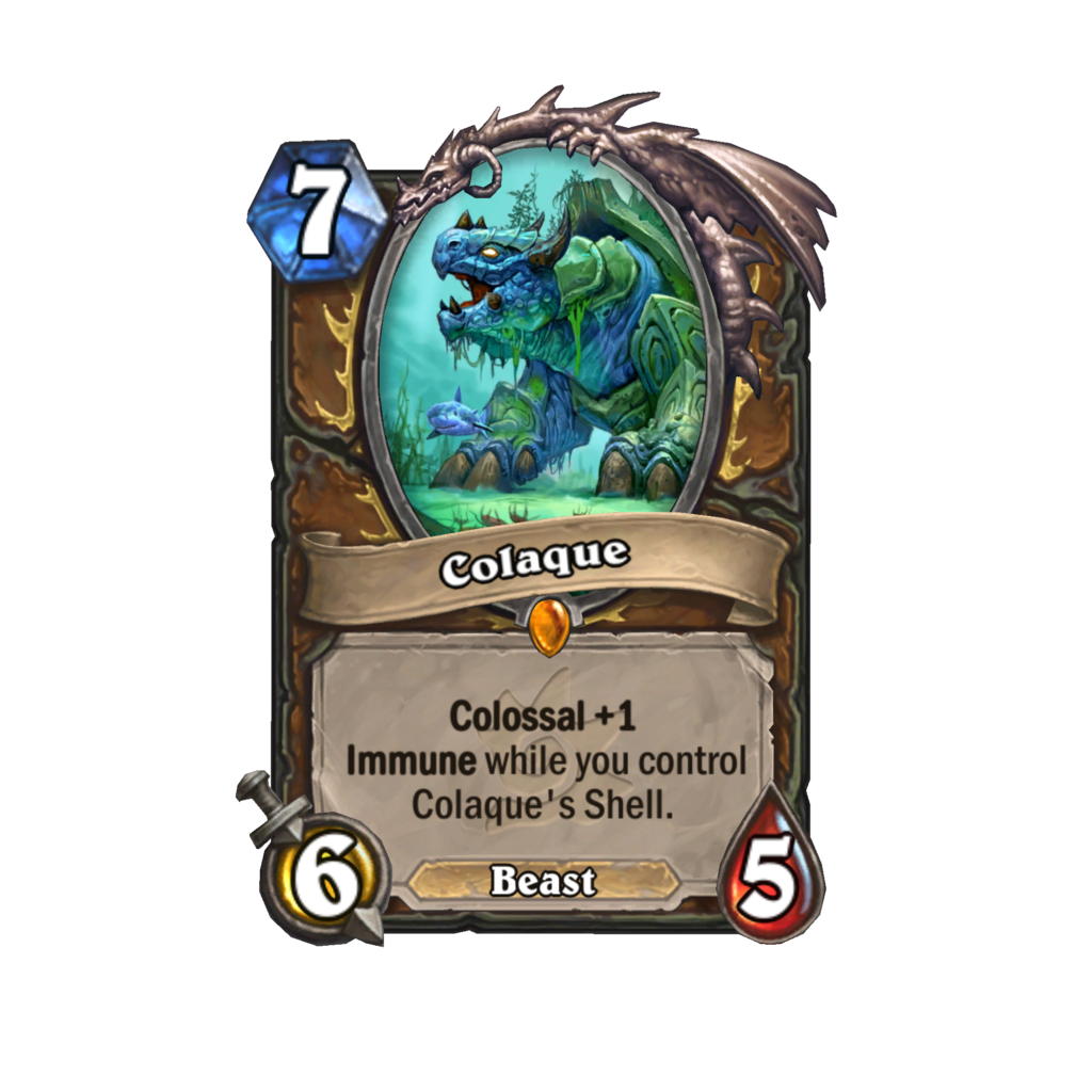 Colaque features the Colossal keyword. Image via Blizzard Entertainment.