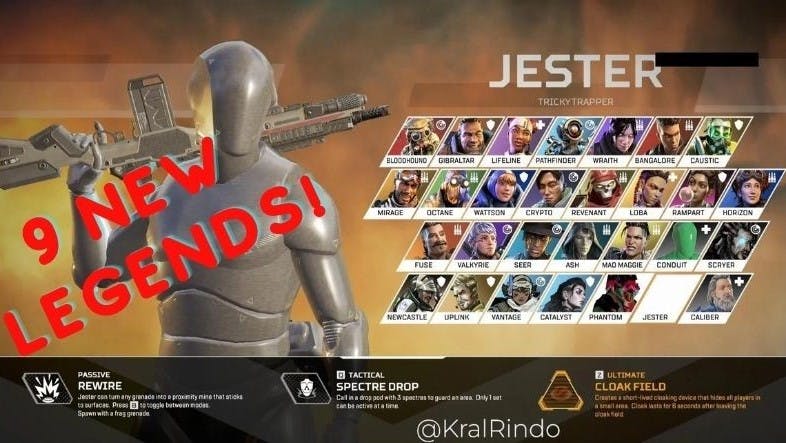 Apex Legends leak reveals the next 9 Legends coming to the Apex games cover image