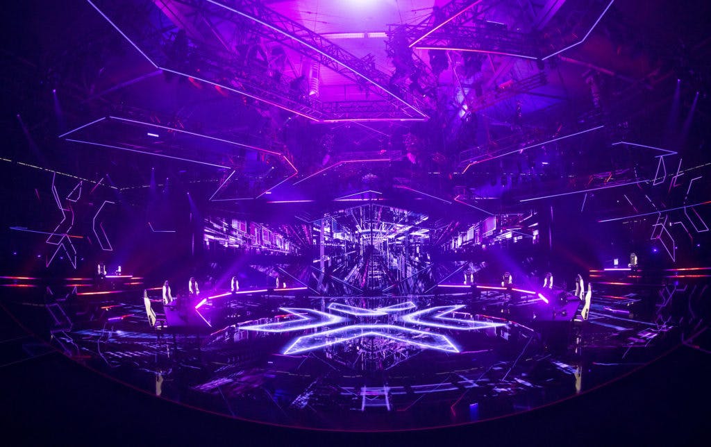 REYKJAVIK, ICELAND - APRIL 24: A view of the player's stage at the VALORANT Masters Finals on April 24, 2022 in Reykjavik, Iceland. (Photo by Colin Young-Wolff/Riot Games)<br>