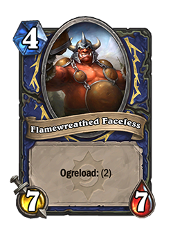 The Flamewreathed Faceless card for April Fool's Day. Image via Blizzard Entertainment.