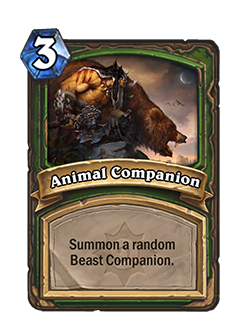Regular Animal Companion card. Image via Blizzard Entertainment.