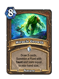 Miracle Growth<br>Old: [Costs 7]&nbsp;<strong>→</strong>&nbsp;<strong>New: [Costs 8]</strong>