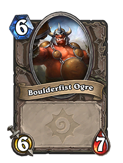 The Boulderfist Ogre card. Image via Blizzard Entertainment.