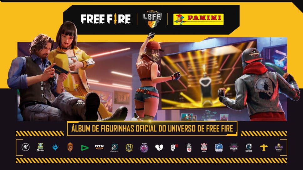 Garena e Panini lançam álbum de figurinhas dedicado ao universo do Free Fire cover image