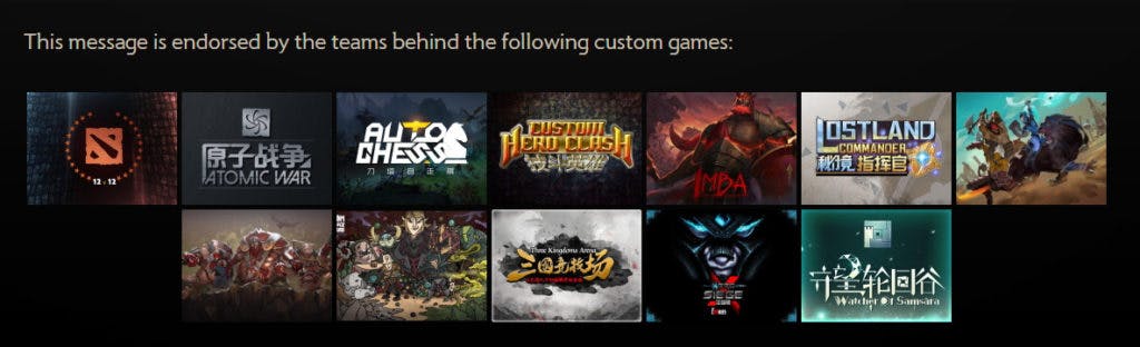 Custom Games that support the Github post. Source: https://fcalife.github.io/fixthelobbies/
