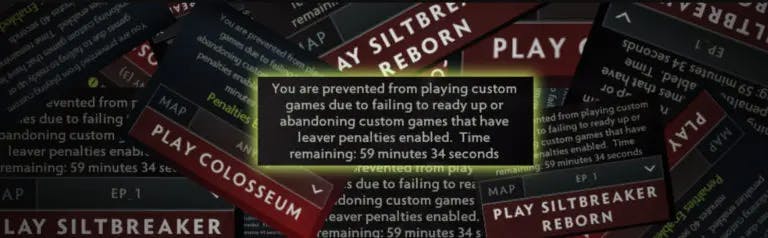 As penalidades irracionais continuam a arruinar os jogos personalizados. Fonte: https://fcalife.github.io/fixthelobbies/