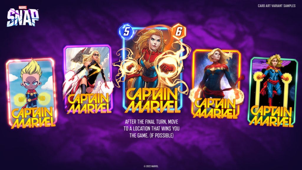Marvel Snap Card Variants